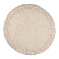 Tapis Petit Emma Dots Ø130 pink - thumbnail