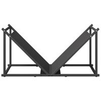 Brandhoutrek 70x43x34,5 cm koudgewalst staal zwart - thumbnail