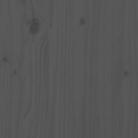 Tuinmiddenbanken 2 st massief grenenhout grijs - thumbnail