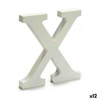 Brief X Hout Wit (1,8 x 21 x 17 cm) (12 Stuks) - thumbnail