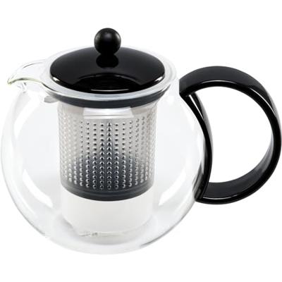 bodum ASSAM F/PLST 1 Liter Theekoker Transparant, Zwart bodum ASSAM F/PLST 1 Liter Theekoker Transparant, Zwart