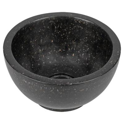 Differnz River waskom - 23x23x12cm - terrazzo zwart 36.102.27