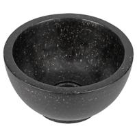 Differnz River waskom - 23x23x12cm - terrazzo zwart 36.102.27 - thumbnail