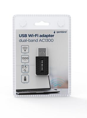Compacte dual-band AC1300 USB Wi-Fi adapter