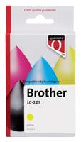 Inktcartridge Quantore alternatief tbv Brother LC-223 geel - thumbnail