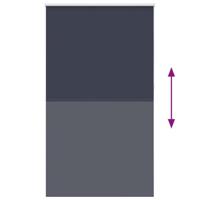 Rolgordijn verduisterend 120x230 cm stofbreedte 116,6 cm blauw - thumbnail