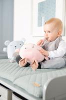 Verschoonmat - ROBA - Konijnengezicht - 85 x 75 cm - Matgroen - thumbnail