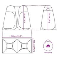 Privacytent pop-up waterdicht groen - thumbnail