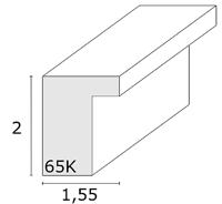 Deknudt S65KQ1 20X30 Wissellijst Papierformaat: 20 x 30 cm Bruin - thumbnail