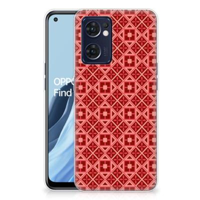 OPPO Reno 7 5G | Find X5 Lite | TPU bumper | Batik Rood