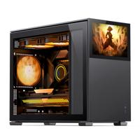 Jonsbo D31 Screen Micro-tower PC-behuizing Zwart - thumbnail