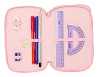 Driedubbele Pennenzak Lilo & Stitch Ice cream Roze 12,5 x 19,5 x 5,5 cm 37 Onderdelen - thumbnail