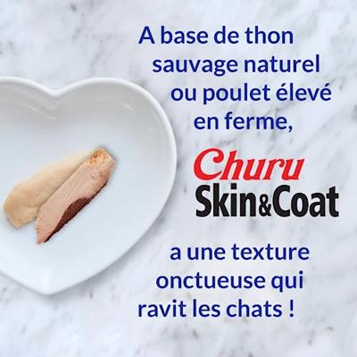 Inaba Churu Skin & Coat met tonijn en Sint-jakobsschelp kattensnack 48 x 14 g Inaba Churu Skin & Coat met tonijn en Sint-jakobsschelp kattensnack 48 x 14 g