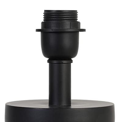 Light & Living Tafellamp 'Desley' 40cm, kleur Mat Zwart (excl. kap)