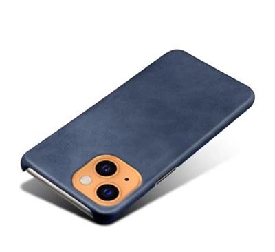 Casecentive Leren Back case iPhone 13 Mini blauw