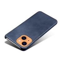 Casecentive Leren Back case iPhone 13 blauw - thumbnail