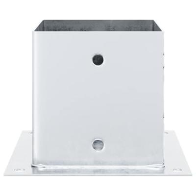 Spokkels vierkant 12 st gegalvaniseerd staal zilverkleurig Spokkels vierkant 12 st gegalvaniseerd staal zilverkleurig