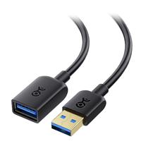 Cable Matters lange USB-naar-USB-verlengkabel (USB 3.0-verlengkabel) in zwart van 2 meter voor Oculus Rift, HTC Vive, Playstation VR-headset en meer - thumbnail
