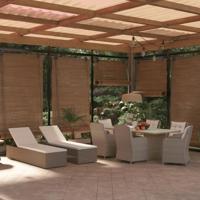 vidaXL 9-delige Tuinset poly rattan bruin - thumbnail