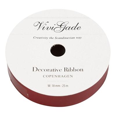 Creativ Company Cadeaulint mat rood, 25m