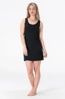 Gaubert Onderjurk 90CM - Brede bandjes - Gladde dames onderjurk - Wit - Zwart - Huidskleur - thumbnail