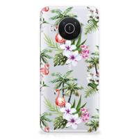 Nokia X10 | X20 | TPU Hoesje | Flamingo Palms - thumbnail