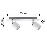 Paulmann Tube 66718 Plafondlamp voor badkamer 20 W Wit, Chroom - thumbnail