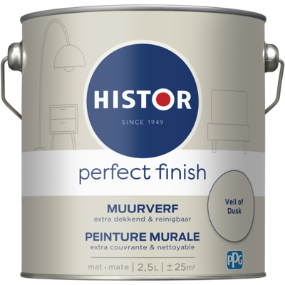 Histor Perfect Finish Muurverf Mat - Veil of Dusk - 2,5 liter