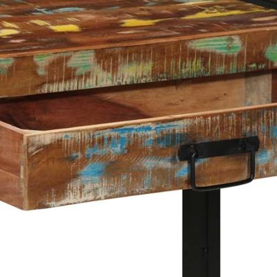 Wandtafel Multikleur 120 x 33 x 75 cm Massief Gerecycled Hout