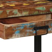 Wandtafel Multikleur 120 x 33 x 75 cm massief gerecycled hout - thumbnail