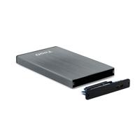 Externe Doos TooQ TQE-2527G 2,5" SATA USB 3.0 Grijs Zwart/Gris 2,5" - thumbnail