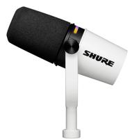 Shure MV7+-W - lessenaar/zangmicrofoon met XLR/USB-C connector, wit - thumbnail