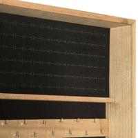 VidaXL Sieradenkast met spiegel vrijstaand 42x38x152 cm - thumbnail