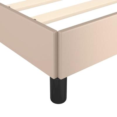 Bedframe kunstleer cappuccinokleurig 140x190 cm