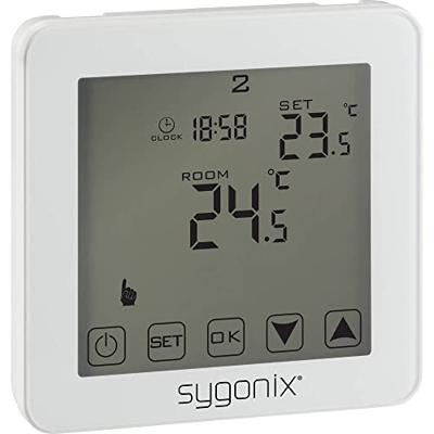 Sygonix SY-4961570 Touch 2 Kamerthermostaat Montagewijze: Inbouw (in muur) Weekprogramma 1 stuk(s) - thumbnail