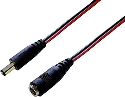 BKL Electronic Laagspannings-verlengkabel Laagspanningsstekker - Laagspanningsbus 5.5 mm 2.1 mm 5.5 mm 2.5 mm 3.00 m 1 stuk(s)