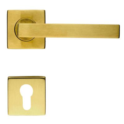 HDD Pro DEURKRUK PRO KUBIC SHAPE 16MM Messing Gepolijst HDD Pro DEURKRUK PRO KUBIC SHAPE 16MM Messing Gepolijst