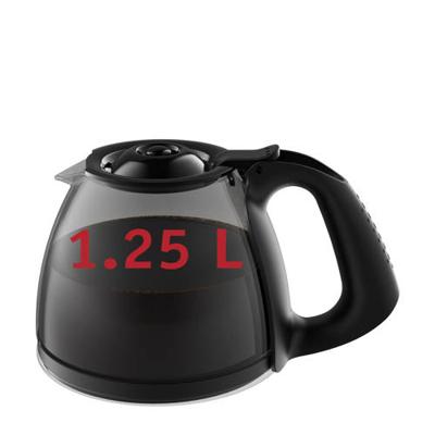 Tefal includeo koffiezetter zwart 1,25l Tefal includeo koffiezetter zwart 1,25l