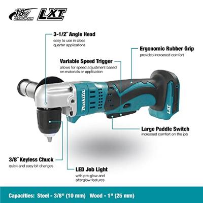 Makita DDA351Z Accu Haakse Boormachine 18V Basic Body - thumbnail