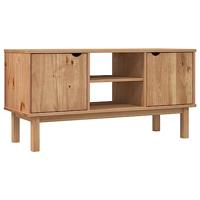 Tv-meubel OTTA 113,5x43x57 cm massief grenenhout - thumbnail