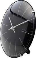 NeXtime NE-3506ZW Wandklok Big Stripe Ø20 Glas Zwart - thumbnail