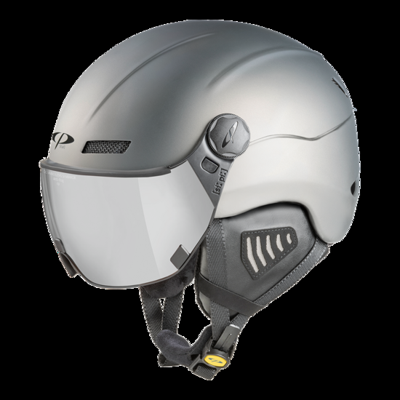 CP New Camurai skihelm grijs - meekleurend vizier CP New Camurai skihelm grijs - meekleurend vizier