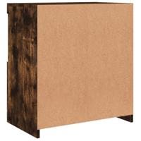 Dressoir met LED-verlichting 60,5x37x67 cm gerookt eikenkleur - thumbnail