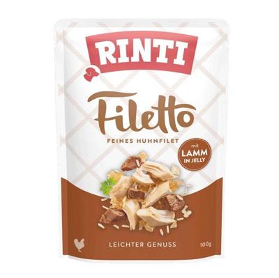 Rinti Filetto Jelly kip & lam 100 g - je ontvangt 24 verpakkingen/en; inhoud verpakking: 100 g