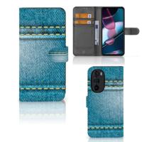 Motorola Edge 30 Pro | Wallet Case | met Pasjes | Jeans - thumbnail