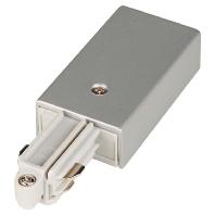 SLV 1-faseSupply 2 voeding aarde rechts grijs - 143042