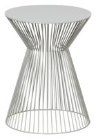 WOOOD Suus Bijzettafel - Metaal - Antique Beige - 46x35x35 - thumbnail