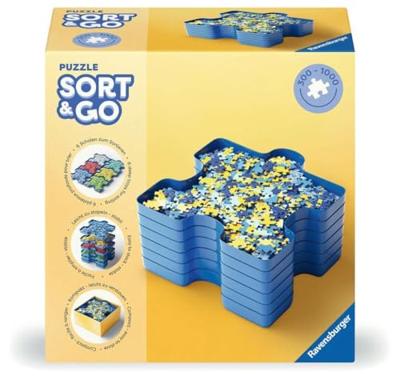 Ravensburger stapelbare puzzel sorteerbakjes, 6st