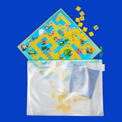 Opbergtas djois met rits a3 assorti | 8 stuks