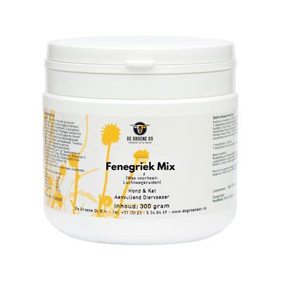 DE GROENE OS FENEGRIEK MIX HOND / KAT 300 GR